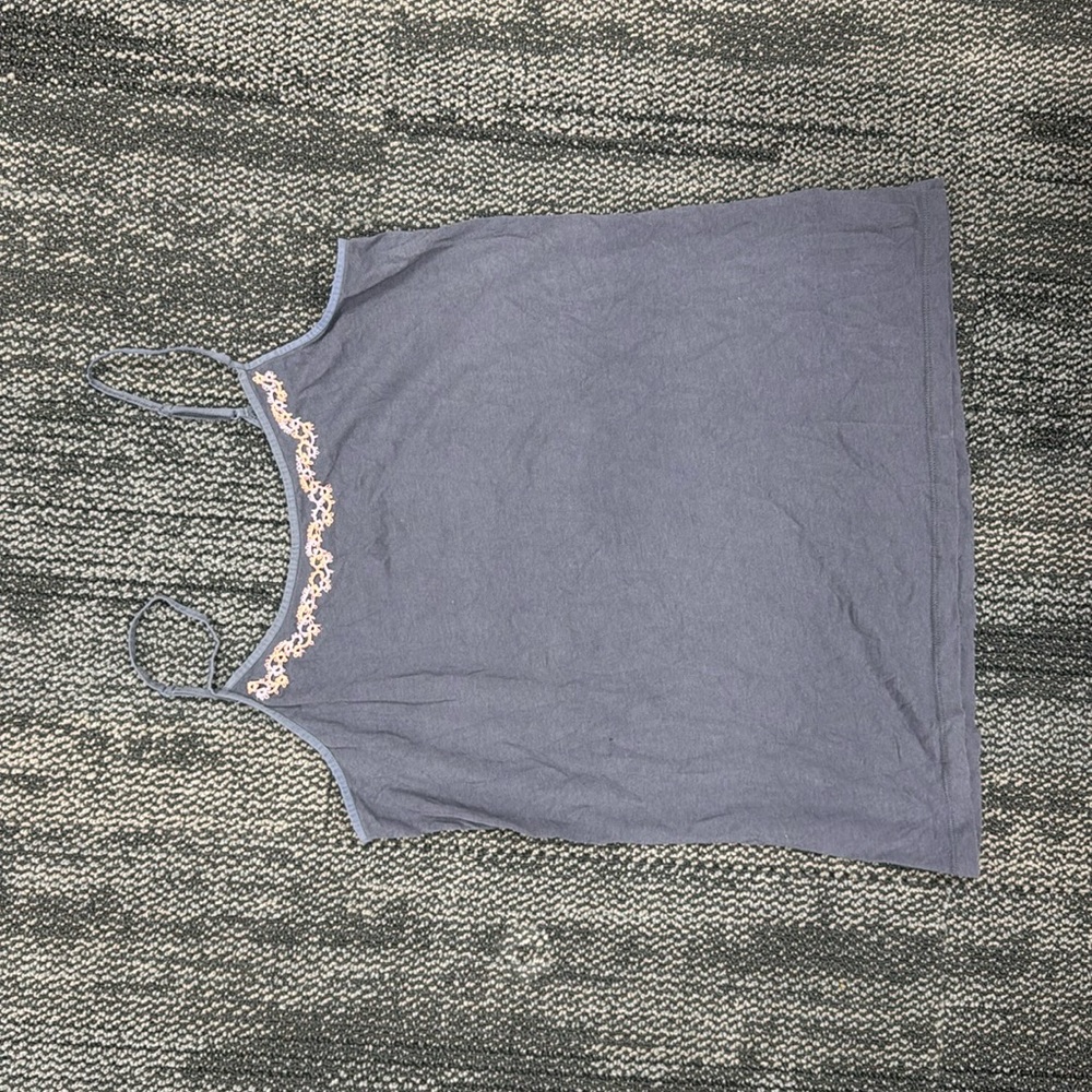 navy blue tank top
